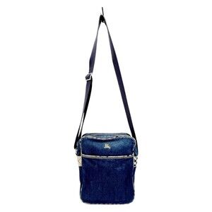 Burberry Blue Label shoulder bag Navy denim